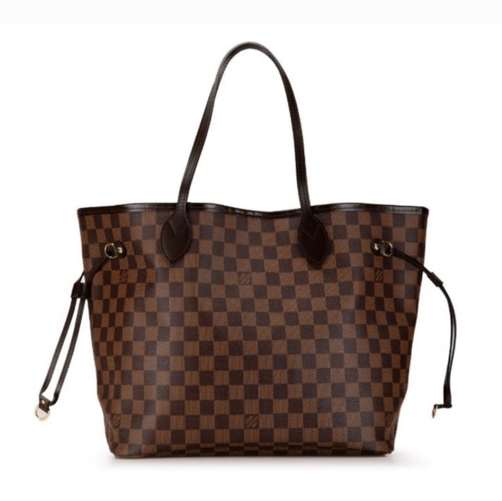 Louis Vuitton LV Damier Ebene N40599 Neverfull MM In GREAT Condition Cherry Red - Picture 10 of 16